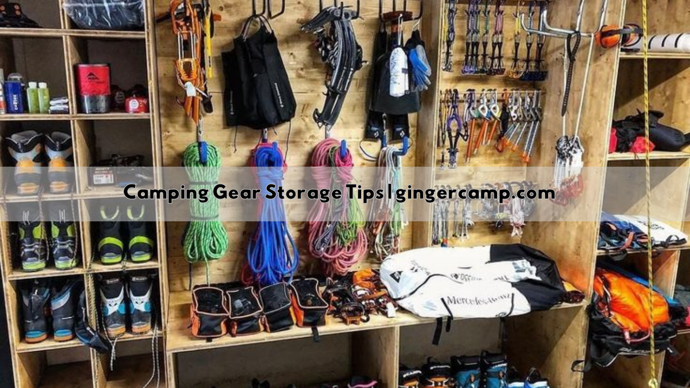 Camping Gear Storage Tips
