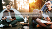 Camping Checklist Tips